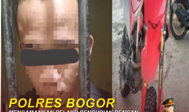 Team Resmob Polres Bogor,  Ciduk Pelaku Curanmor
