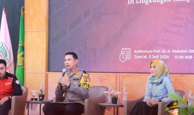 Kapolresta Bogor Jadi Pembicara Dalam Diskusi Publik  di Universitas Ibn Khaldun