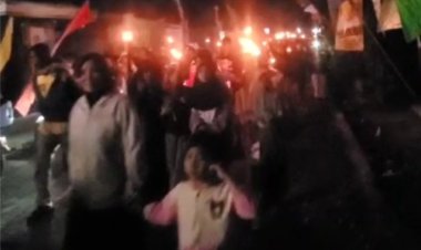 Warga Desa Semplak Gelar Pawai Obor Semarak Tahun Baru Islam 1446 H