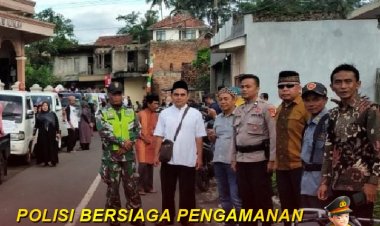 Polsek Kawali Siaga Pengamanan Pawai Taaruf Peringati Tahun Baru Islam 1 Muharam 1446 H