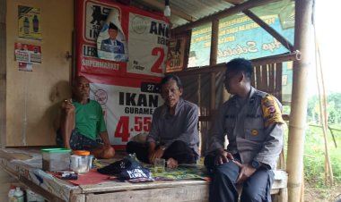 Bhabinkamtibmas Polsek Sukaraja Laksanakan Sambang dan Silaturahmi Dengan Warga Binaanya