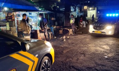 Demi Terciptanya Keamanan Kondusif, Polsek Cikole Tingkatkan Patroli Malam