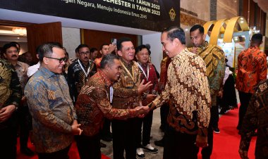Penjabat Wali Kota Sukabumi Hadiri Penyerahan LKP Tahun Anggaran 2023