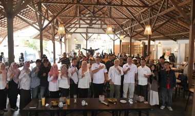 Pemkot Sukabumi Bersama Wartawan Coffee Morning Bersama Bahas Berita Positif