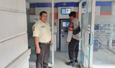 Cegah Kejahatan Perbankan, Polsek Lembursitu Tingkatkan Patroli  Dialogis