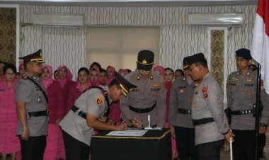 Kapolda Sulut Pimpin Sertijab Direktur Samapta dan 5 Kapolres, Ini Daftar Nama-nama Pejabat