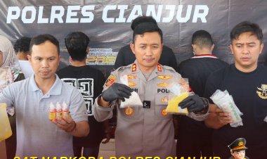 Sat Narkoba Polres Cianjur Ungkap Penyalahgunaan Sediaan Farmasi, 55.000 Butir OKT Berhasil  Diamankan