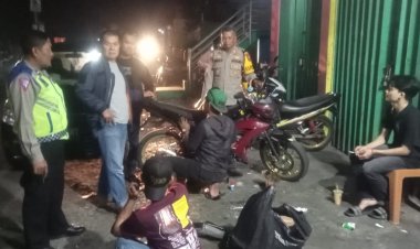 Antisipasi Kejahatan Jalanan, Kapolsek Sukaraja Pimpin Patroli KRYD