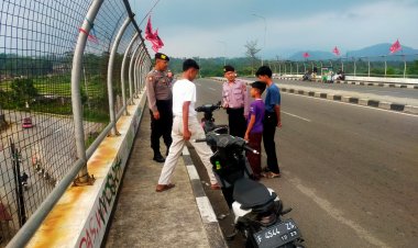 Wujudkan Rasa Aman, Polsek Cibeureum Gelar Patroli  Cipkon Sore Hari