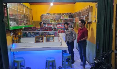 Ciptakan Kondusifitas Kamtibmas, Polsek Baros Gelar Razia Miras