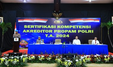 Tingkatkan Pelayananan Publik, DivPropam Polri Gelar Sertifikasi Kompetensi Bintara Akreditor