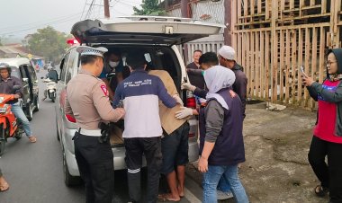 Resfonsip , Polsek Baros Evakuasi Penanganan ODGJ