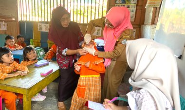 Pekan Imunisasi Nasional Hari Pertama, Anak TK dan Paud Dapatkan Vaksin Polio