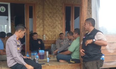 Jaga Harkamtibmas, Kapolsek Sukabumi Laksanakan Dialogis Dengan  Tokoh Masyarakat