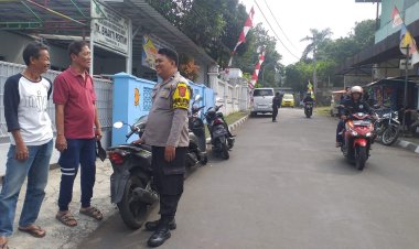 Sambangi Warga, Polisi di Sukabumi Berikan lmbauan Kamtibmas