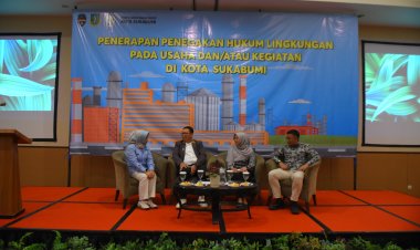 Pemkot Sukabumi Gelar Sosialisasi dan Penerapan Hukum Lingkungan Hidup Pada Pelaku Usaha
