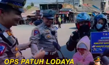 Operasi Patuh Lodaya 2024, Sat Lantas Polres Cianjur Ajak Warga Tertib Berkendara