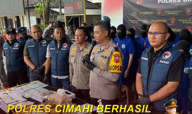 Polres Cimahi Berhasil Ringkus 28 Tersangka Penyalahgunaan Narkoba