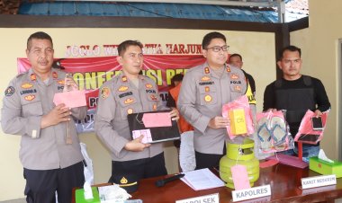 Polsek Penengahan Polres Lampung Selatan Tangkap Dua Pembobol Rumah di Bakauheni