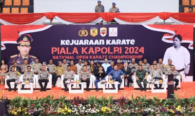 Kapolri Buka Lomba National Open Karate Championship di Pakansari Bogor