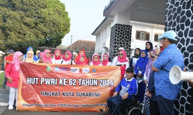 Penjabat  Wali Kota Sukabumi Ajak Lansia Aktif dan Sehat dalam HUT PWRI ke-62