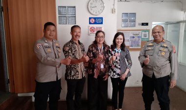 Minggu Kasih, Polsek Cisaat Laksanakan Pengamanan Ibadat Kebaktian di Gereja