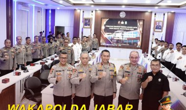 Waka Polda Jabar Dampingi Tim Penelitian Dari Akademi Kepolisian Kepada Perwira Lulusan Akpol 2020-2022
