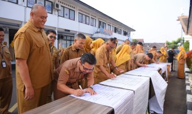 ASN Pemkot Sukabumi Tandatangani Fakta Integritas Netralitas Pilkada
