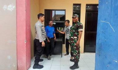 Sinergitas Bhabinkamtibmas dan Babinsa untuk mewujudkan Kamtibmas yang kondusif