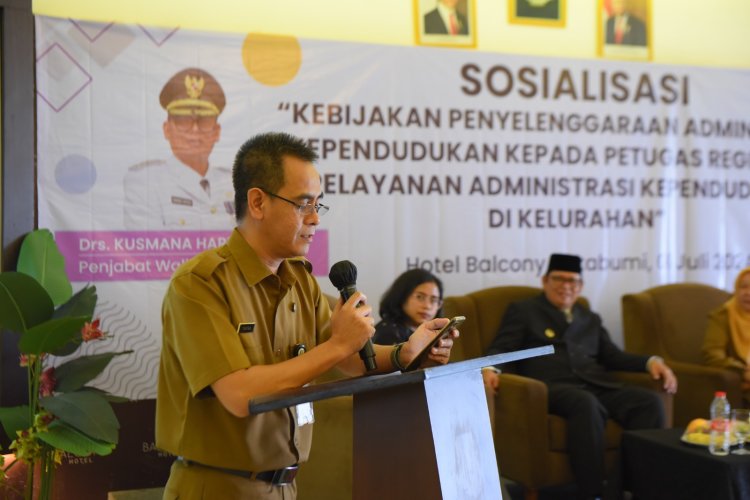 Disdukcapil Kota Sukabumi Gelar Sosialisasi Kebijakan Administrasi Kependudukan
