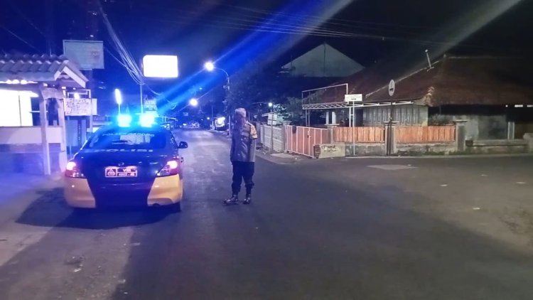 Polsek Sedong Polresta Cirebon Laksanakan Patroli Malam Upaya Antisipasi Kejahatan C3