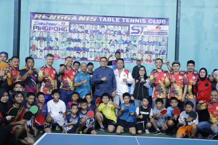 PJ Walikota Gelar Turnamen Tenis Meja Walikota Cup di GOR Rengganis Kota Sukabumi