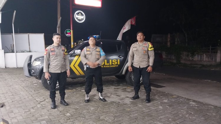 Antisipasi Gangguan Kamtibmas, Polsek Kadudampit Gelar Patroli KRYD