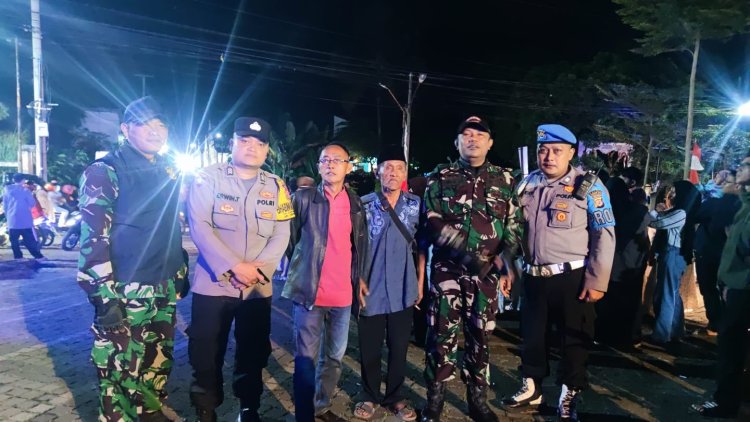 Ciptakan Kamtibmas Aman Kondusif,Polsek Sukaraja Gelar Patroli Tiga Pilar