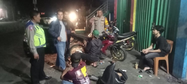 Antisipasi Kejahatan Jalanan, Kapolsek Sukaraja Pimpin Patroli KRYD