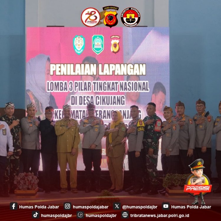 Kunjungan Tim Penilai Lomba 3 Pilar Desa/Kelurahan, Tingkat Mabes Polri