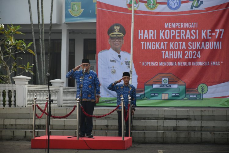 Pemkot Sukabumi Gelar  Upacara Hari Koperasi Nasional Ke-77