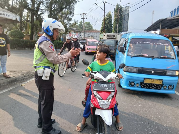 Pengendara di Bawah Umur, Polisi Beri Teguran Humanis