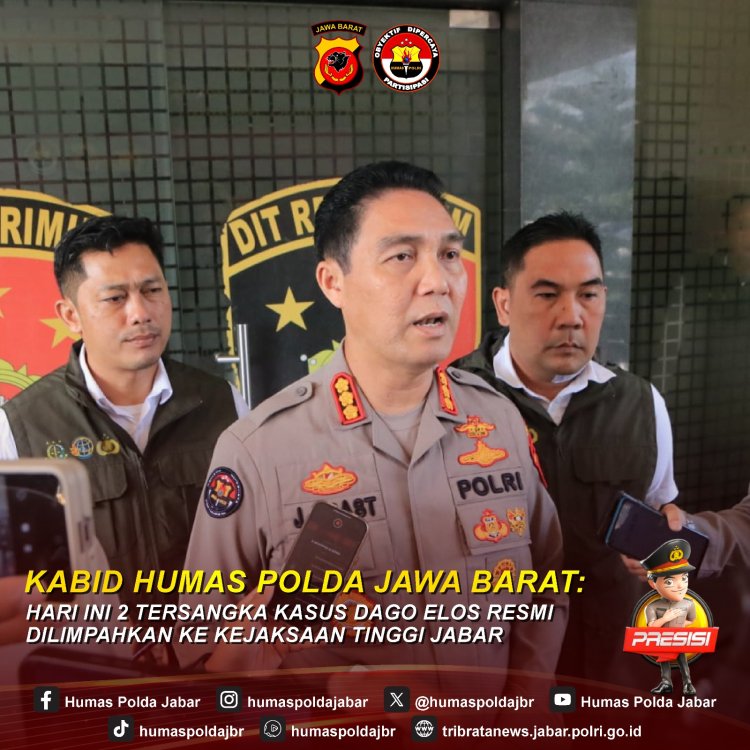 Kabid Humas Polda Jabar: Hari Ini Dua Tersangka Kasus Dago Elos di Limpahkan ke Kejaksaan Tinggi Jabar