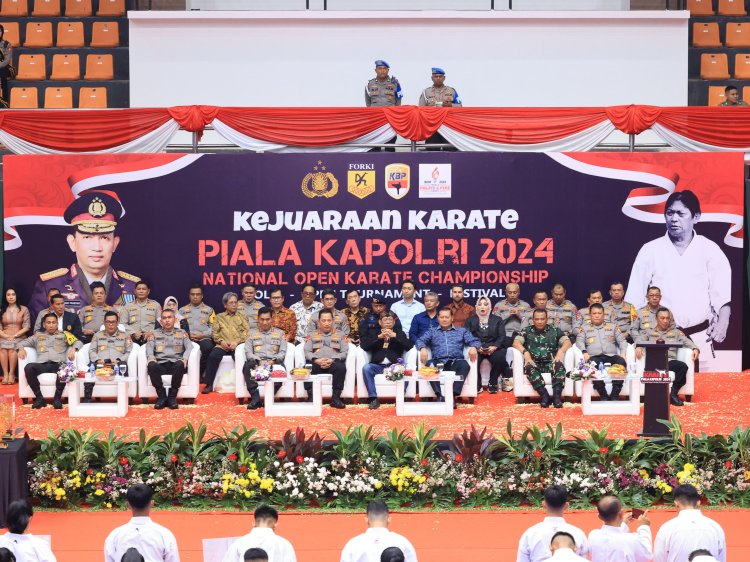 Kapolri Buka Lomba National Open Karate Championship di Pakansari Bogor