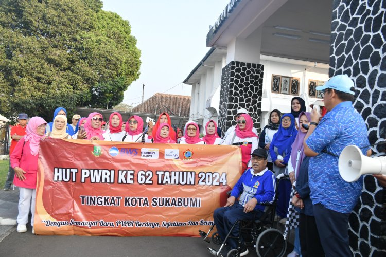 Penjabat  Wali Kota Sukabumi Ajak Lansia Aktif dan Sehat dalam HUT PWRI ke-62