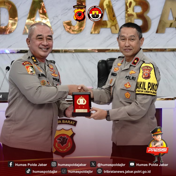 Waka Polda Jabar Dampingi Tim Penelitian Dari Akademi Kepolisian Kepada Perwira Lulusan Akpol 2020-2022