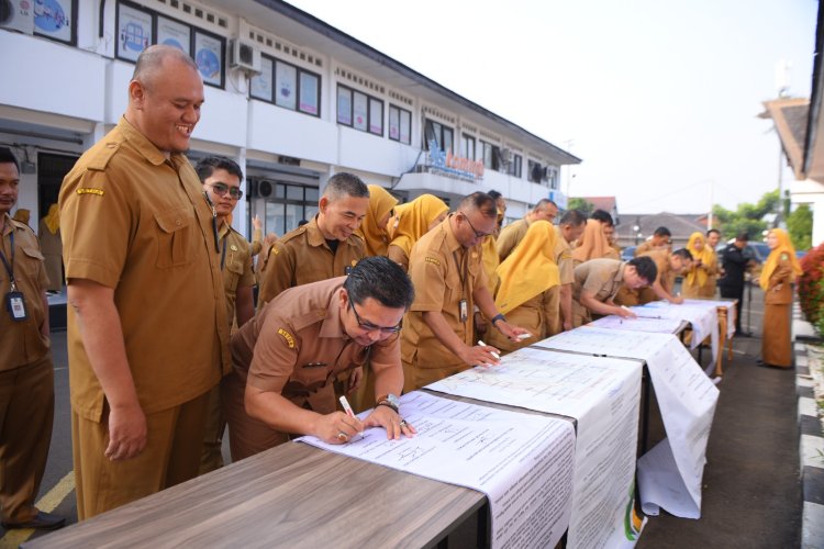 ASN Pemkot Sukabumi Tandatangani Fakta Integritas Netralitas Pilkada