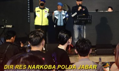 Dir Res Narkoba Polda Jabar, Pimpin Patroli KRYD  Gabungan Pom Dam lll Siliwangi, BNNP,dan Bea Cukai Jabar