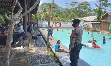 Ciptakan Suasana Kondusif, Polsek Lembursitu Laksanakan Patroli Objek Wisata