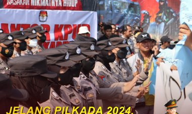 Jelang Pilkada 2024, Polres Sukabumi Kota Gelar Simulasi Sispamkota