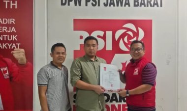 Dede Latif, Aktivis Muda Jadi PLT Ketua DPD PSI Kab.Sukabumi