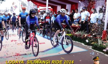 Meriah ! Lodaya Siliwangi Ride 2024 Diikuti Keluarga Besar TNI -Polri , Persit, Bhayangkari dan Masyarakat Umum