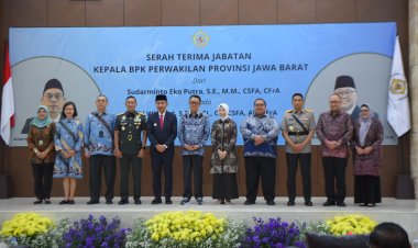 Penjabat Wali Kota Sukabumi Hadiri Serah Terima Jabatan Kepala Perwakilan BPK Provinsi Jawa Barat