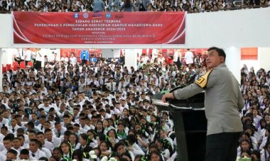 Jadi Pemateri Kegiatan PKKMB Unsrat, Irjen Pol. Yudhiawan Ajak Generasi Muda Taat Hukum